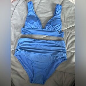 Blue swimsuit